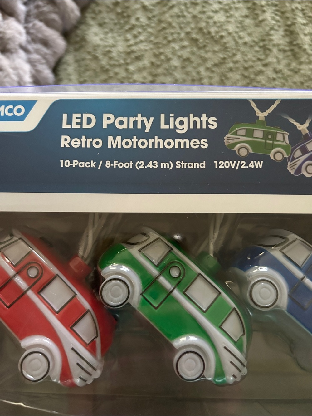 LED Party Lights Retro Motorhomes - Multi Color String Lights - Picture 4 of 4
